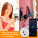 Lloyd's WiFi Smart Plug, Compatible with Alexa and Google Home, Set Timers and Schedules from App, No Hub Required, for 2.4 GHz Networks (4-Pack)