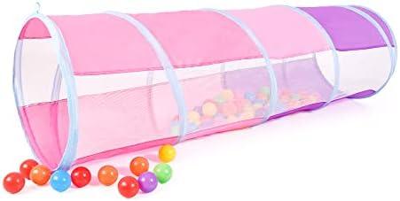 Play Tunnel for Toddlers 1-3, Tunnel for Kids to Craw Through Sensory Toys for 1 Year Old Boy Girl Babies Kids, Indoor Outdoor Great for Motor Function