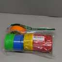 LLPT Colored Duct Tape 6 Premium Packs 2 Inch x 30 Ft Per Roll Assorted Colorful Bulk Tape Tear by Hand Included for Moving Packing Color Coding Art Craft DIY Projects (DT606)