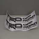 TRD Off Road Vinyl Decal Set of 2 | 18 x 3 | All Black | Weatherproof Sticker for Trucks & SUVs | Includes Squeegee for Easy Installation
