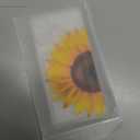Compatible with iPhone 17 Case Card Holder for Women Cute Design,Wallet Phone Cases Transparent Cool Kawaii Protective (Clear Sunflower Sun Flower)