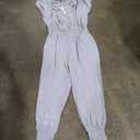 PRETTYGARDEN Jumpsuits for Women Dressy 2025 Summer Casual Short Sleeve Romper Spring Airport Beach Vacation Travel Outfits, XL, Gray