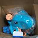 EagleStone Movable Dinosaur Shooting Toys for Boys  Electronic Target Practice with 2 Air Pump Guns, LCD Score Tracker, Sound Effects & 48 Foam Balls, for Kids 5 6 7 8 9