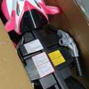 Ride on Motorcycle, Rechargeable Ride on Toys, Tamco Motorcycle for Kids 3 to 4 Years Boys Girls with Foot Pedal Starter, Music/Lights/Lighting Wheels (Pink)