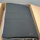LEXTRO Orthopedic Dog Beds for Large Dogs,Waterproof Dog Bed, Egg Crate Foam Bed for Large Dogs, Big Pet Bed with Washable Removable Waterproof Pillow Cover and Anti-Slip Bottom, Grey, 36"L x 27"W x 6.5"Th