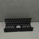 NODOCA No Drill Under Desk Cable Management Tray, 14'' Wire Management, Punch-Free Clamp on, Metal Cable Tray, Wire Organizer Under Desk, Under Desk Basket for Office and Home, Black (Clip-on14''1pc)