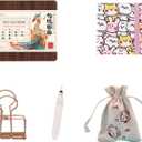 Watercolor Travel Set, New Palette Travel Set Mini Watercolor Paint Set, Upgrade Travel Set Mini Portable Watercolor Travel Set (Bear)