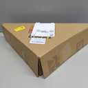 Wooden Flag Box Display Case for Small 3'x5' Folded American Flag (Not fit 9.5'x5' Burial Flag), Military Veteran Flag Shadow Box with HD Tempered Glass, Wall Mounted Triangle Flag Frame, Brown Finish