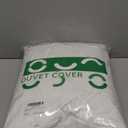 JELLYMONI Cotton Duvet Cover King Size - Bright White Comforter Cover with Button 100% Washed Cotton 3PCS Breathable Soft Solid Bedding Set Duvet Cover 104×90in & 2 Pillowcases (NO Comforter)