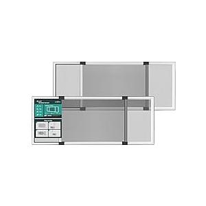 Paramondo Expandable Window Screen, Horizontal (10" H x 19.6" - 36" W, 2 Pack) Adjustable Window Screens, Replacement Window Screens for House Windows