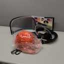 Raxwell Chainsaw Safety Helmet – ANSI Certified 6-in-1 Forestry Hard Hat with Ear Muffs, 2 Visors, Goggles & Earplugs – 30dB Noise Reduction – Adjustable PPE for Arborists, Logging & Tree Work, Orange