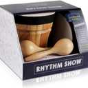 LOOIKOOS Toddler Musical Instruments for Kids Ages 5-9 Montessori Toys for Toddlers 3-5 Wooden Percussion Instruments Drum set for Kids Gifts