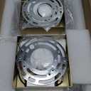 Crystal LED Wall Sconces Set of 2, Brushed Gold Bathroom Light Fixtures, Modern Bathroom Sconce Lights with Wired LED for Bedroom,Living Room,Hallway | Gold Vanity Wall Lighting & Crystal Wall Decor