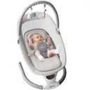 AMKE Electric Baby Rocker Swing for Infants, Extra-Large Mesh Seat, Portable 5-Speed Baby Rocking Chair with 3 Timers & 12 Lullabies, for Baby Boy Girl Shower Gifts, Lightweight for Outdoor Use