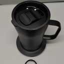 Self-Heating Coffee Mug, 14oz Heated Coffee Mug Rechargeable - Temperature Control Cup Keep Drinks Hot, Smart Cup Great Gift for Women & Slow Sippers (Black)