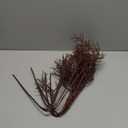 30.7" Christmas Brown Glitter Stems, 5Pcs Artificial Spray Leaf Picks Long Branches for Christmas Tree DIY Xmas Wreath Garland Arrangment Vase Bouquets Table Centerpieces Decoration Home Decor