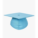 Unisex Adult Matte Graduation Cap with Tassel Year Charm 2025 Pack of 2