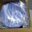 Skylety 12 Pcs Blue Glitter Plastic Cups with Lids and Straws 24 oz Winter Reusable Tumbler Large Travel Mug Cup Coffee Beverage Drinks Party Supplies for Wedding Bridal Baby Shower Birthday