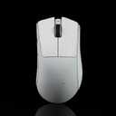 Grip Tape for Razer Deathadder V3 Pro - Anti-Slip,Enhanced Control, Suck Sweat,Soft Leather,Improves FPS Gaming Grip [Pre-Cut] White 0.4mm