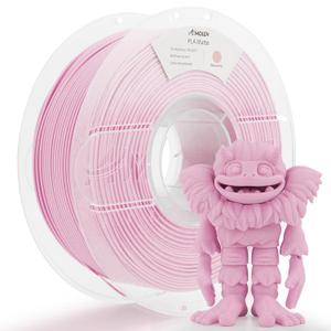 AMOLEN PLA Matte 3D Printer Filament,Sakura Pink PLA Filament 1.75mm with Smooth Matte Finish,3D Printing Filament for Most FDM 3D Printers,Dimensional Accuracy +/- 0.02mm,1kg Spool (2.2lbs)
