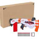 Nerf Ultra Focus Motorized Blaster, 10 AccuStrike Ultra Darts, Clip, Stock, Compatible Only with Nerf Ultra Darts