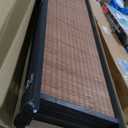 7 Panel Bamboo Room Divider - Folding Screen for Room Separation, 67" H x 107.5" W