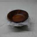 AIDEA Acacia Wooden Serving Bowls, 7 Inch Set of 4 for Salad, Soup, Noodle and More