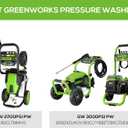 GreenWorks 5210902 15" Extension Included Surface Cleaner, Green