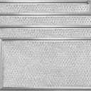 4 Pack Microwave Grease Filter Compatible with Whirlpool and GE Microwaves - WB06X10596 Microwave Oven Grease Filter Approx 13" x 6" by AMI PARTS