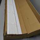 Lotus & Windoware Cordless, 2 Inch Faux Wood Blind, 43" Wide x 60" Long, Window Blinds, Blinds & Shades, Blinds for Indoor Windows, Embossed, Bright White