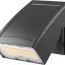 Dusk to Dawn LED Wall Pack Light, Photocell Sensor for Outdoor Lights, 3 Wattage Options(45W/60W/75W), 3 CCT Options, Wall Light Security Fixture for Backyard, Garage, Warehouse 120-247V, ETL