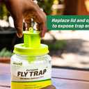 Rescue! Outdoor Fly Trap - Reusable - 3 Traps