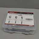 180PCS Universal Push-Mount Cable Zip Ties with Clips, Pack Of 2