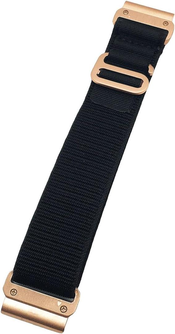 20mm Nylon Quick-Fit Watch Band for Garmin fenix 7S/6S/5S, epix Pro Gen 2 42mm, fenix 8 43mm, Descent Mk3/Mk3i 43mm, Approach S70, D2 Delta S Soft, Breathable Replacement Strap for Men & Women