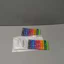 100 Pieces Colored Dice Bulk Set 14 MM 6 Sided Standard Dices for Classroom Teaching Board Game Playing and Rolling, 10 Colors