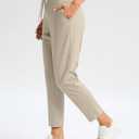G Gradual Pants for Women High Waisted Ankle Pants 2 Pockets 7/8 Athletic Pants with Drawstring for Golf Travel Casual (XL)