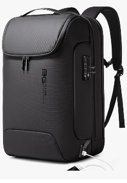 BANGE Men's Anti-Theft Backpack,Waterproof Fashion Travel Backpacks,High Tech Backpack with USB3.0 Charging Port,Business Laptop Backpack Fits 17.3 Inch Notebook…