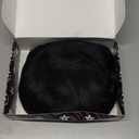 SisBroSis10A Short Pixie Cut Human Hair Wig Model Length Straight Human Hair Wigs Glueless Full Machine Made Side Part Short Layered Haircut Pixie Wig With Bangs Natural Black Color (Black) (1B#)