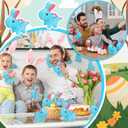 12 Pcs Easter Dinosaur Stuffed Animal Plush Bulk for Kids 6 Style 4.7'' Mini Dinosaur Stuffed Animal Plush Samll Fluffy Toys for Easter Egg Hunt Favor Basket Filler Hunt Game Supply