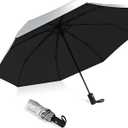 40/42/46/50inch UPF 50+ Sun Umbrella UV Protection UV Umbrellas for Sun Protection Compact Umbrella Travel Size Umbrellas for Rain Waterproof And Wind Resistant Auto Open Close