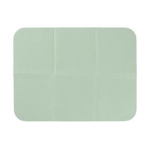 Ubbi On-The-Go Diaper Changing Baby Mat, Soft and Comfortable, Must Have for Newborns, Easy to Clean, Portable Folding Pad, Infant Traveling Accessories, Sage Green, 16" x 21"