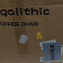 Ergonomic Office Chair with Lumbar Support - Adjustable Computer Desk Chairs for Home Office, Gaming, and Work - Comfortable and Supportive Desk Chairs for Adults (Black)