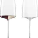 ZWIESEL GLAS Simplify Bordeaux  Glass (Set of 2), Hand-Blown Glasses for White and Red , High-Quality Tritan Crystal Glasses (19 Ounce)