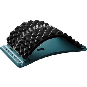 LTUMHGCR Back Stretcher, Back Cracker for Lower Back Pain Relief, Multi-Level Adjustable Spine Board for Herniated Disc, Sciatica, Scoliosis(Black)