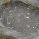 100-Pack Clear Plastic Cans with Easy-Peel Aluminum Lids, 16.9 oz (500 ml), Large
