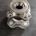 KUSATEC 512346 Rear Wheel Bearing and Hub Assembly Compatible with 2003-2007 Infiniti G35, 2003-2009 Nissan 350Z, 5 Lug Bolts without ABS