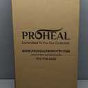 ProHeal Medical Overbed Table with Wheels and Adjustable Height - Cherry Rolling Over Bed Table for Home and Hospital Use