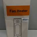 Space Heater with Remote, 15.7" Electric Tower Heater for Indoor Use,Fast Heating PTC Ceramic Heater Thermostat,45 Oscillation, 12H Timer, Quiet and Safe for Home Bedroom & Office