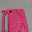 2019 Fire 7 Tablet Case for Kids -SHREBORN Kids Shock Proof Case Cover with Handle and Stand for Amazon Kindle Fire 7 Inch Tablet (Compatible with 9th/7th/5th Generation, 2019/2017/2015 Release)-Rose