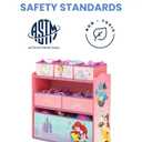 Delta Children Design & Store 6 Bin Toy Storage Organizer, Disney Princess